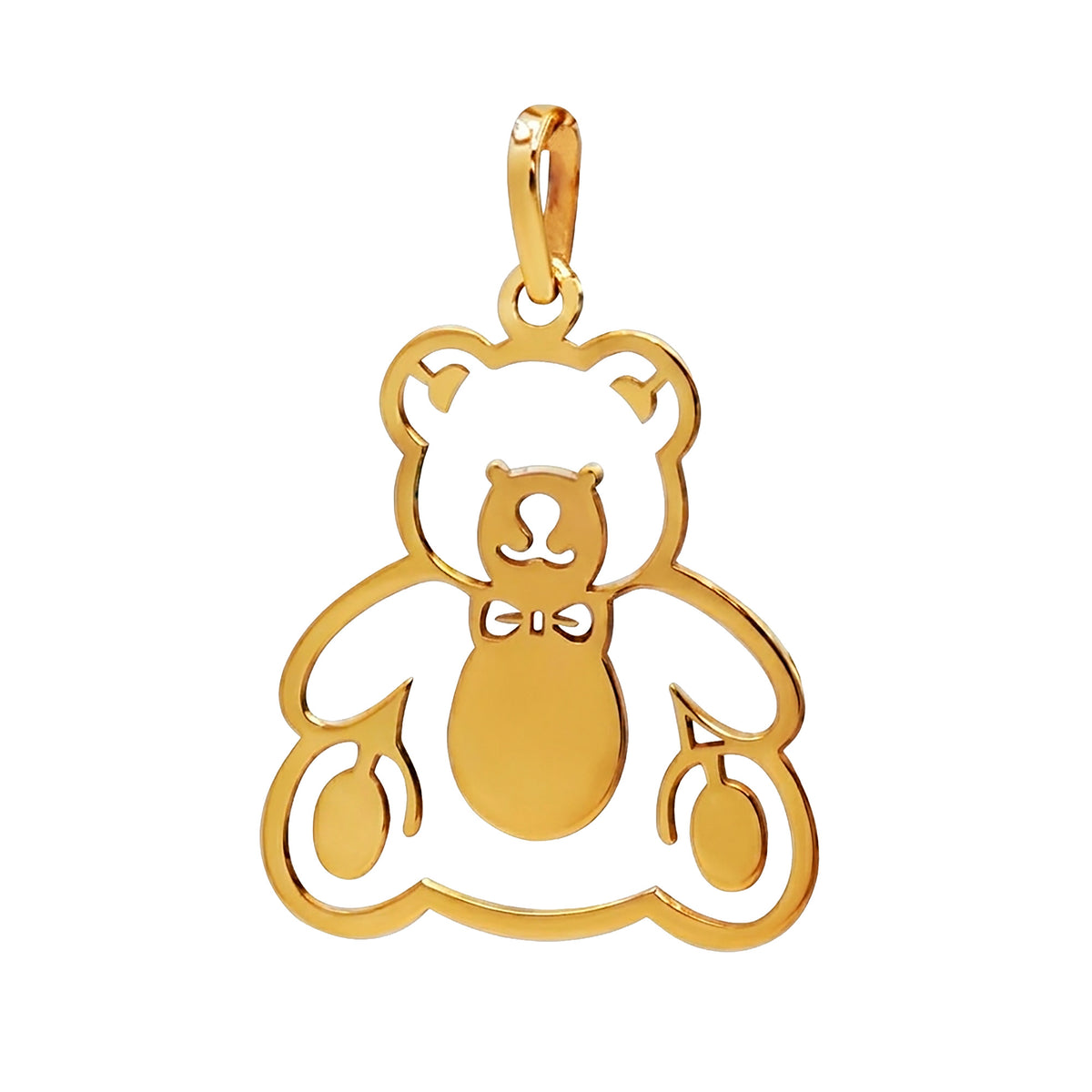Dije Silueta de Oso 14K