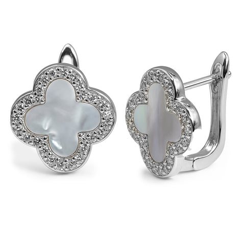 Huggie inspirado  Van Plata .925