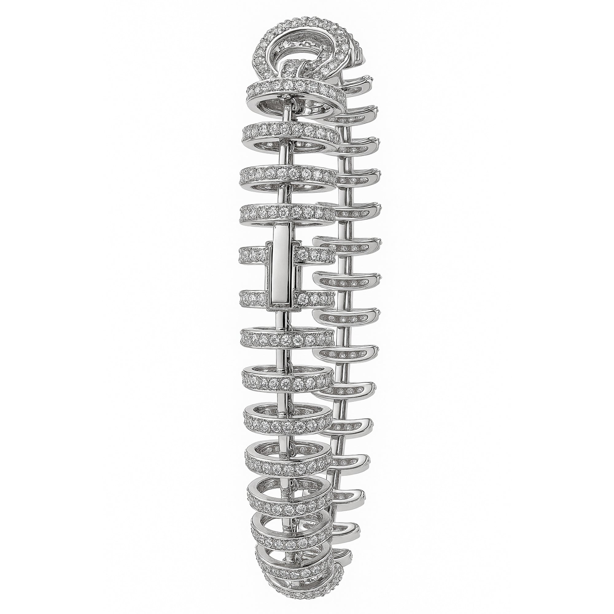 Pulsera medio círculo Plata .925