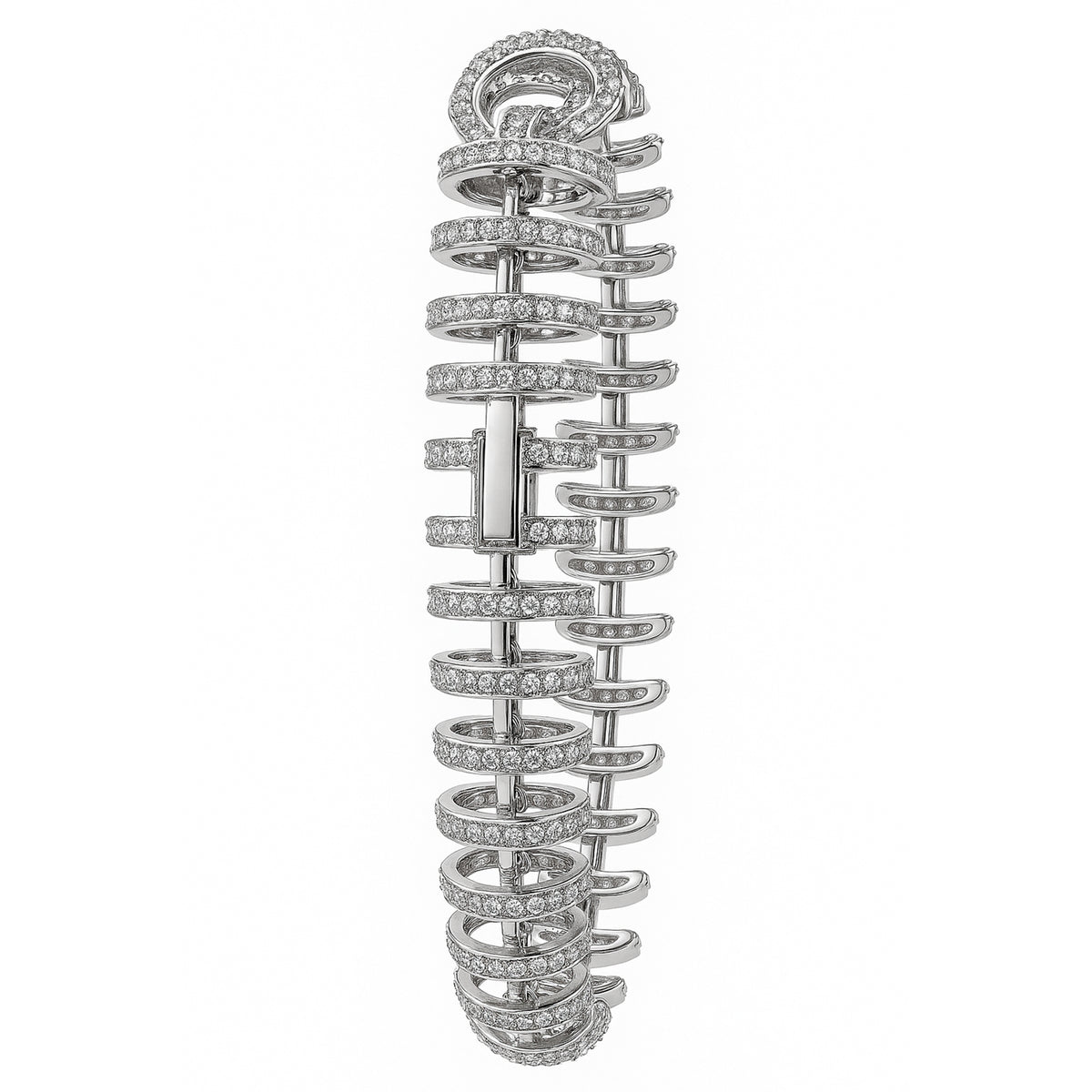Pulsera medio círculo Plata .925