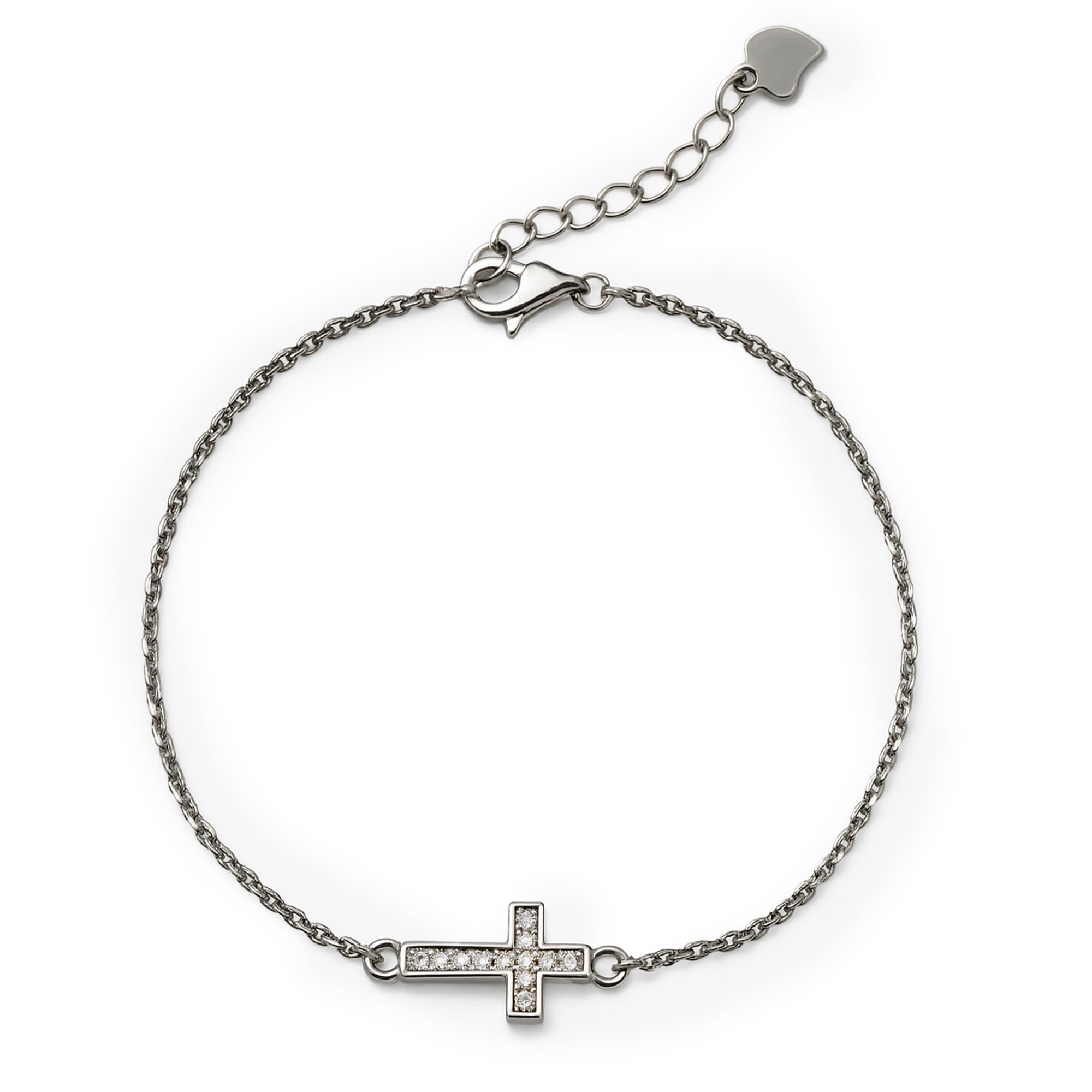 Pulsera cruz Plata .925
