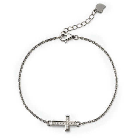 Pulsera cruz Plata .925