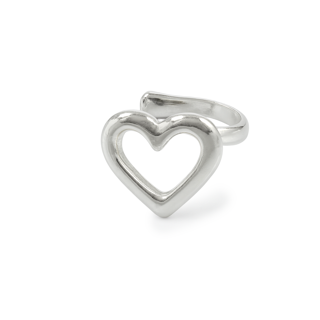 Grapa Corazón Plata .925