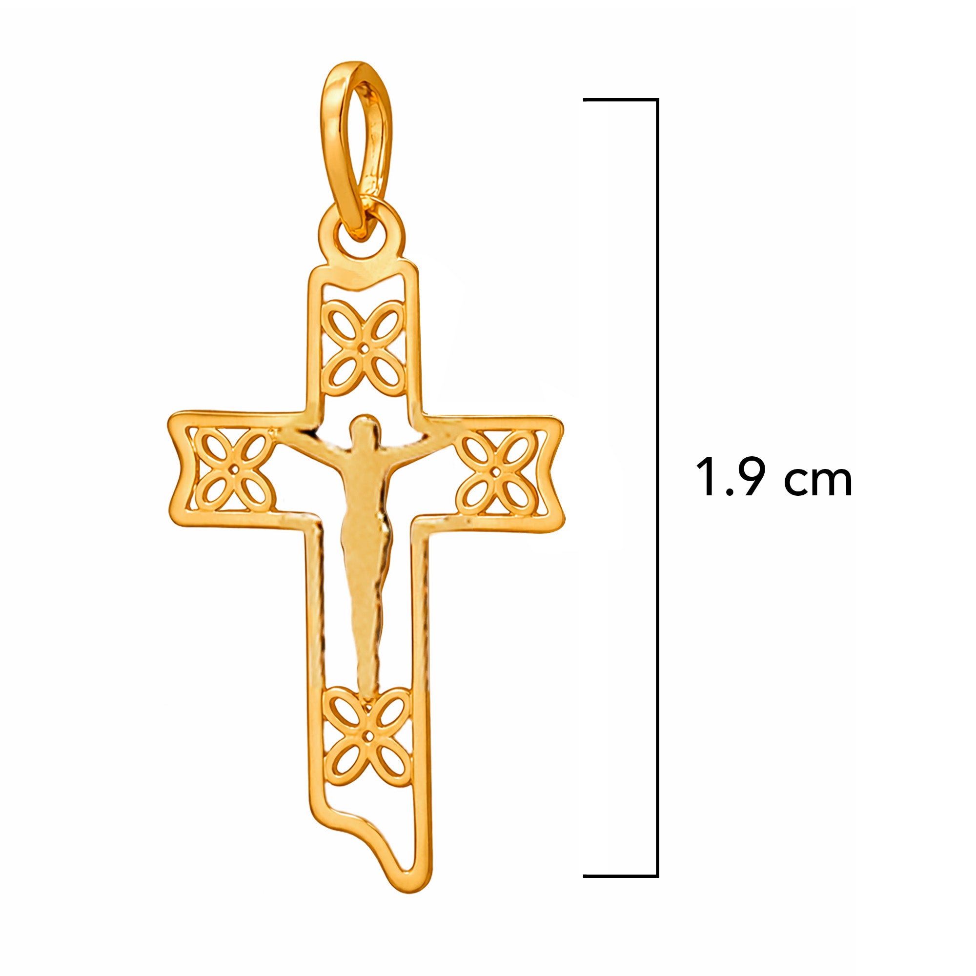 Dije Crucifijo Oro 14K