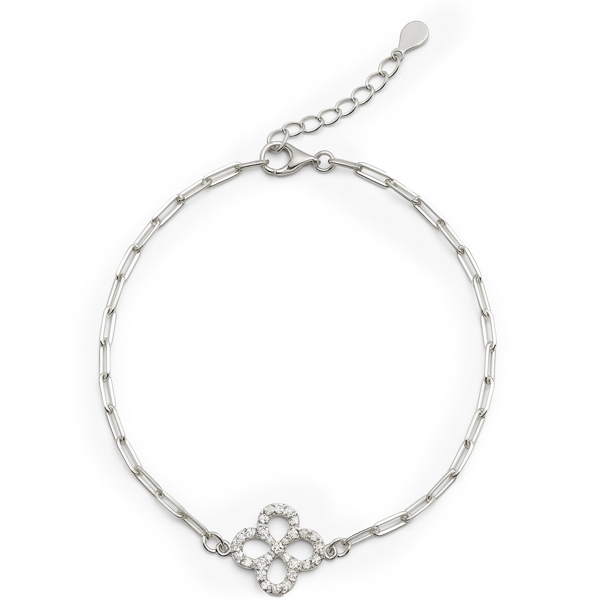 Pulsera trebol Plata .925
