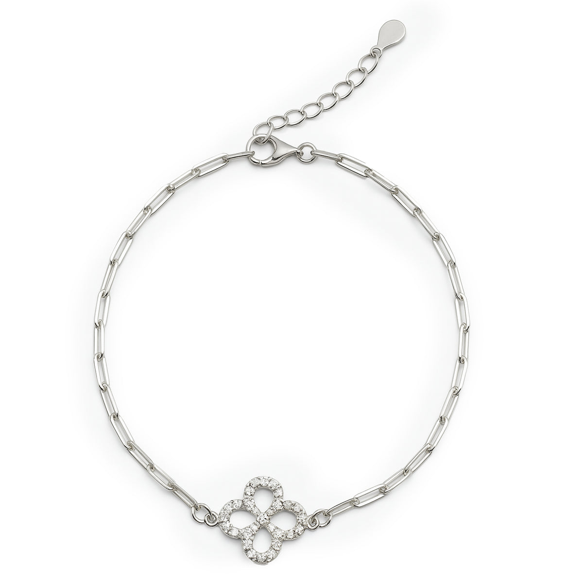Pulsera trebol Plata .925