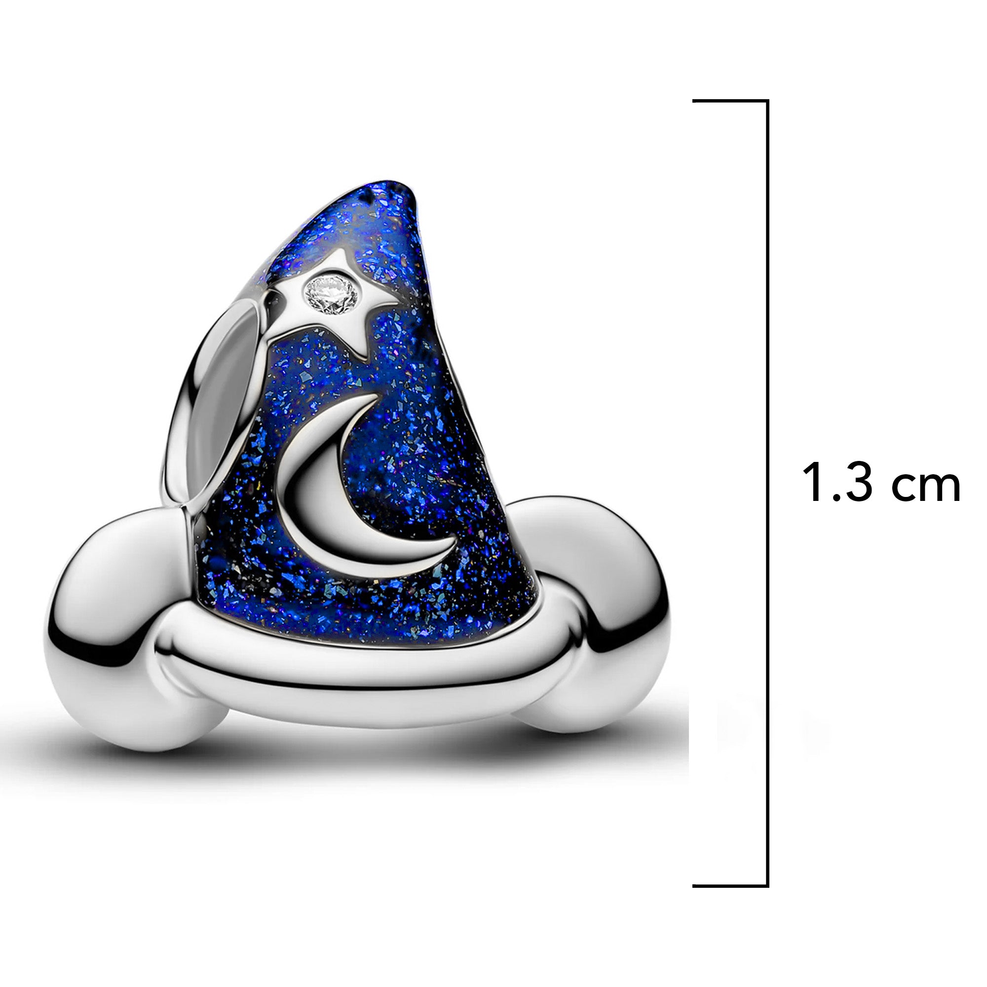 Charm Inspirado Pan 1:1 Sombrero de Mago Mickey, Plata .925