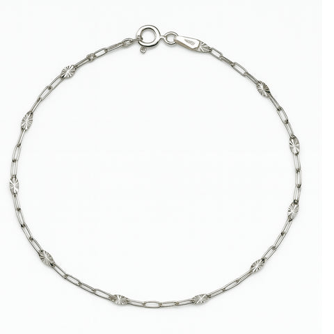 Pulsera paper clip Plata .925