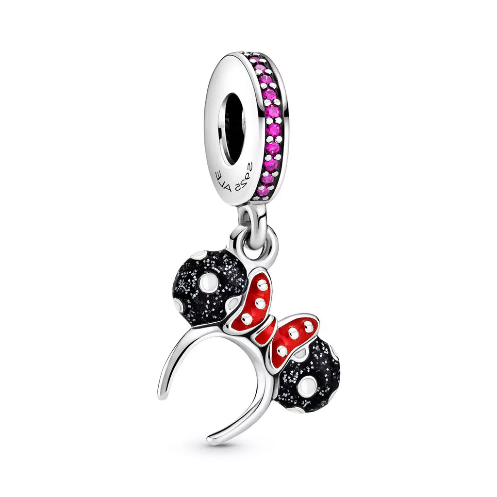 Charm Inspirado Pan 1:1 Orejas de Minnie, Plata .925