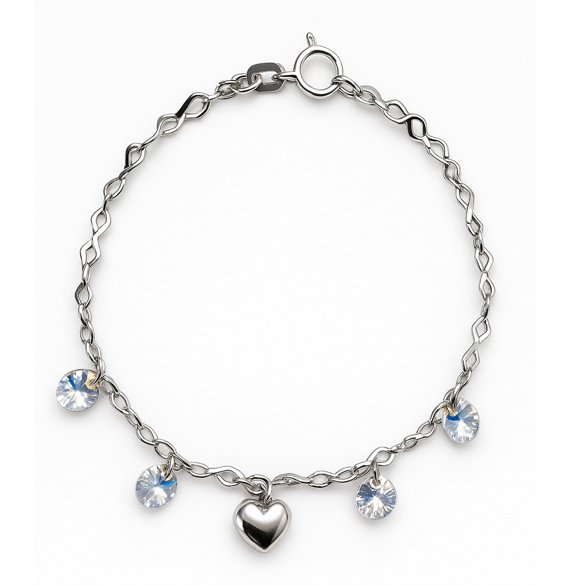 Pulsera corazón Plata .925
