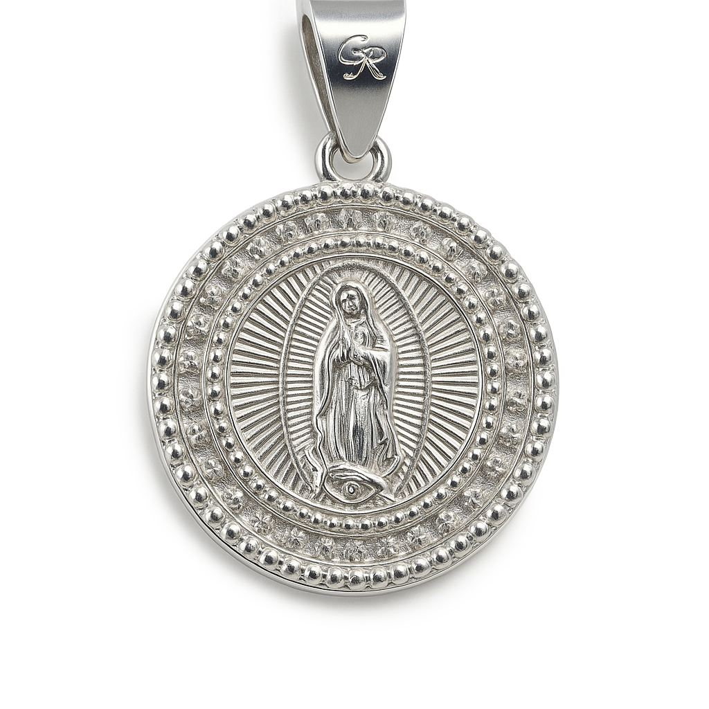 DIJE MEDALLA PLATA .925