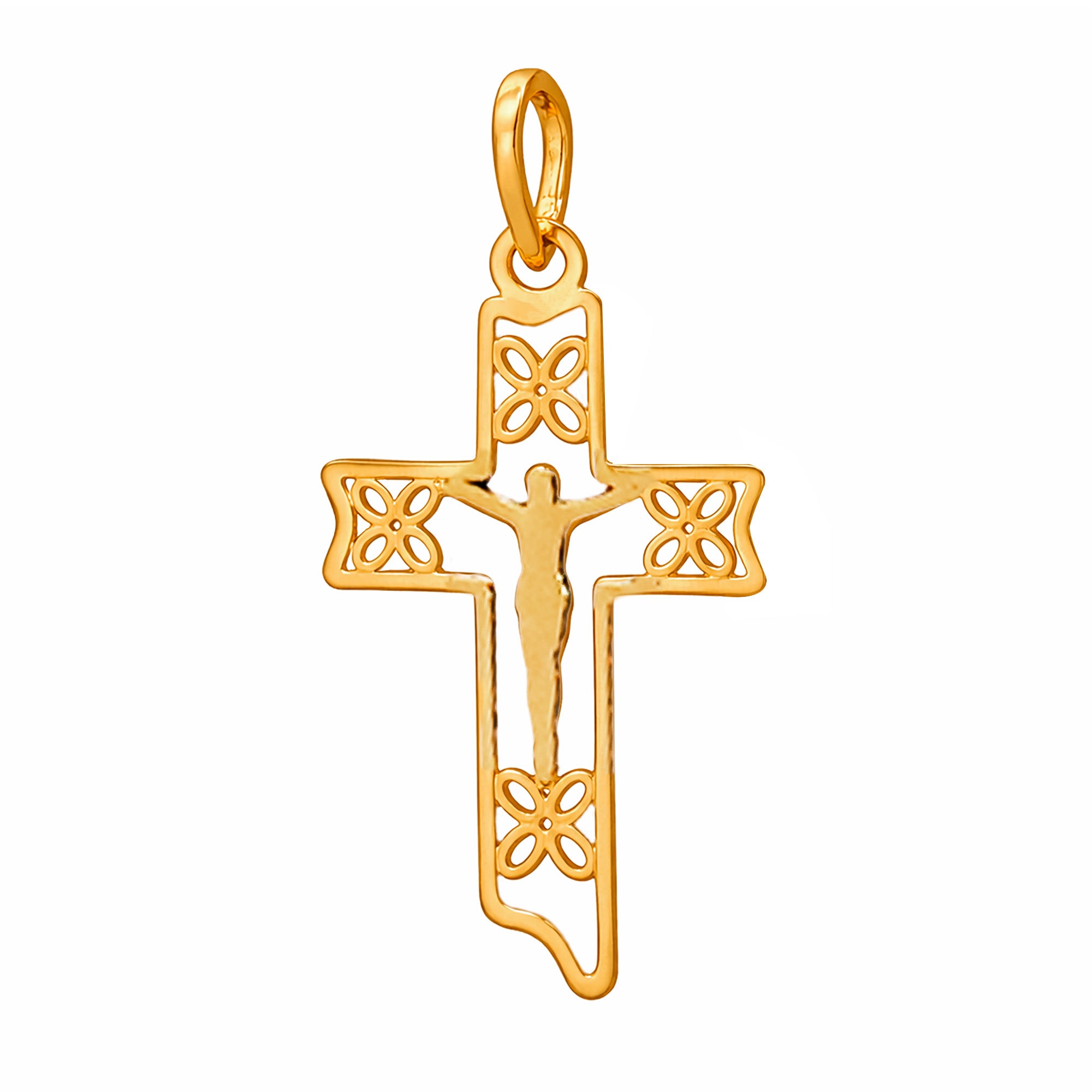 Dije Crucifijo Oro 14K