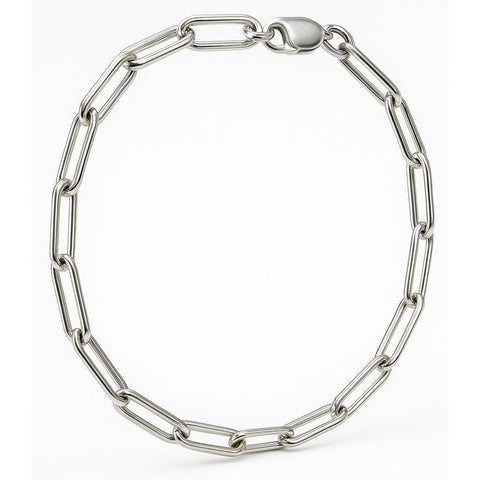 Pulsera paper clip Plata .925