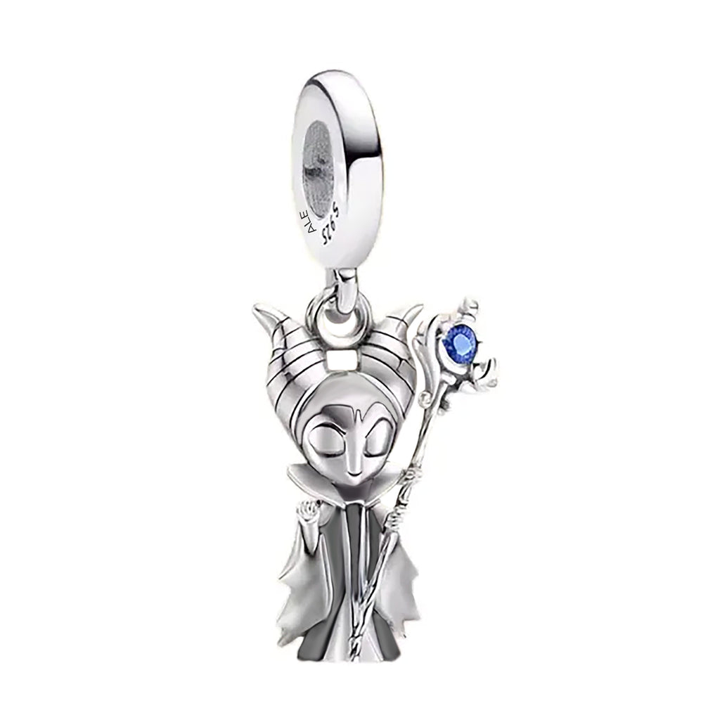 Charm Inspirado Pan 1:1 Malefica Plateada, Plata .925