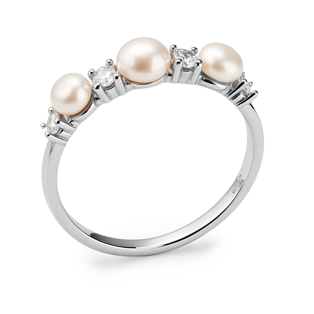 Anillo Madre Perla Plata .925