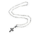 Rosario Cruz con Circonias Plata .925