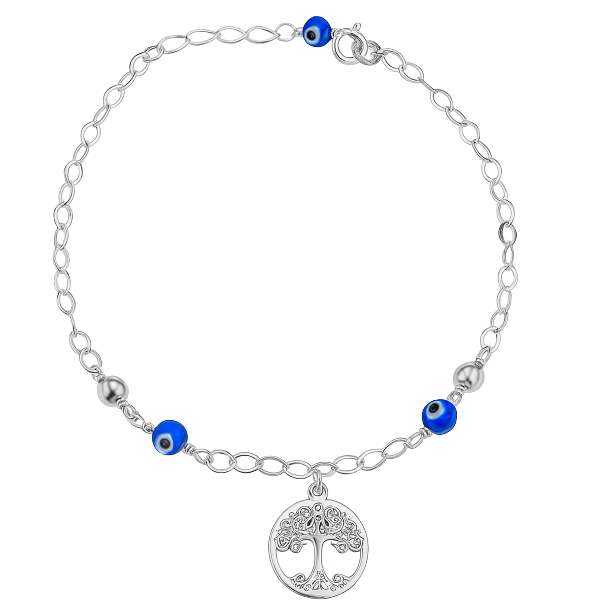 Tobillera árbol de la vida Plata .925