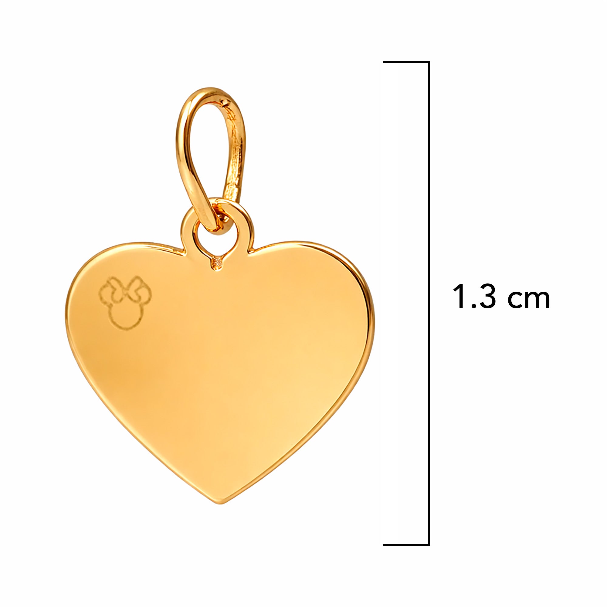 Dije Corazon con Mimi Oro 14K