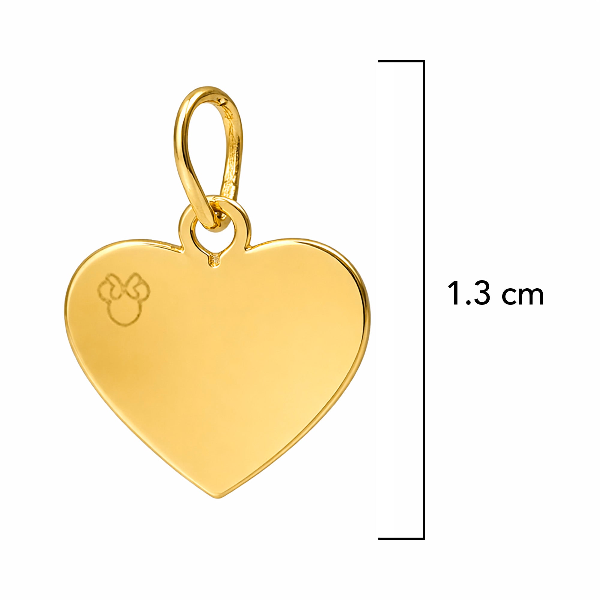 Dije Corazon con Mimi Oro 14K