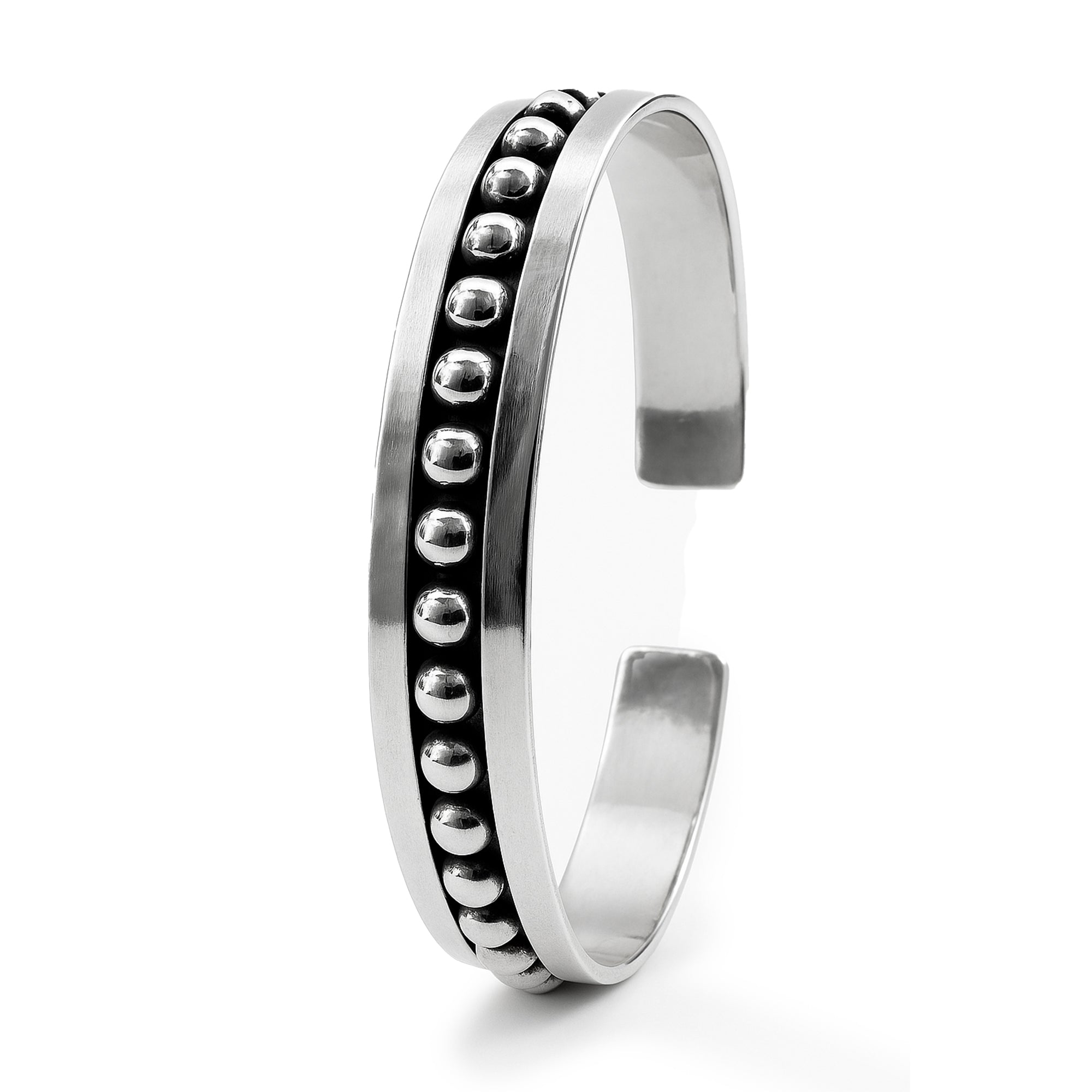 Brazalete  con bolitas Plata .925