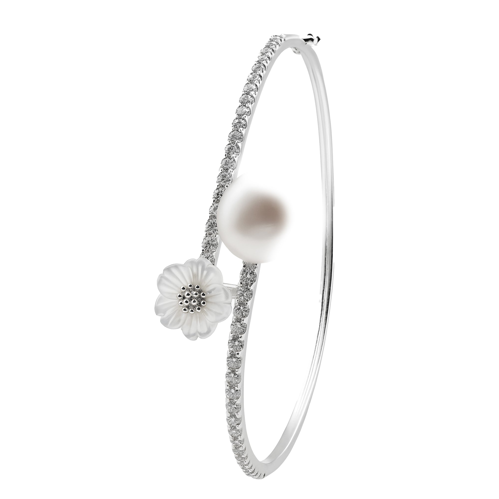 Brazalete con perla Plata .925