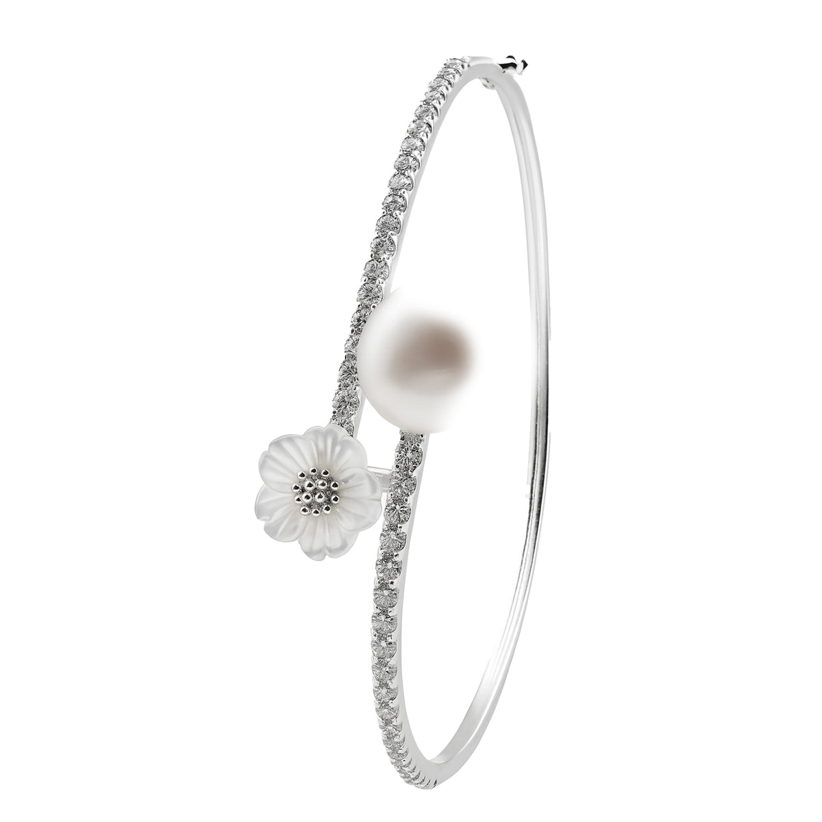 Brazalete con perla Plata .925