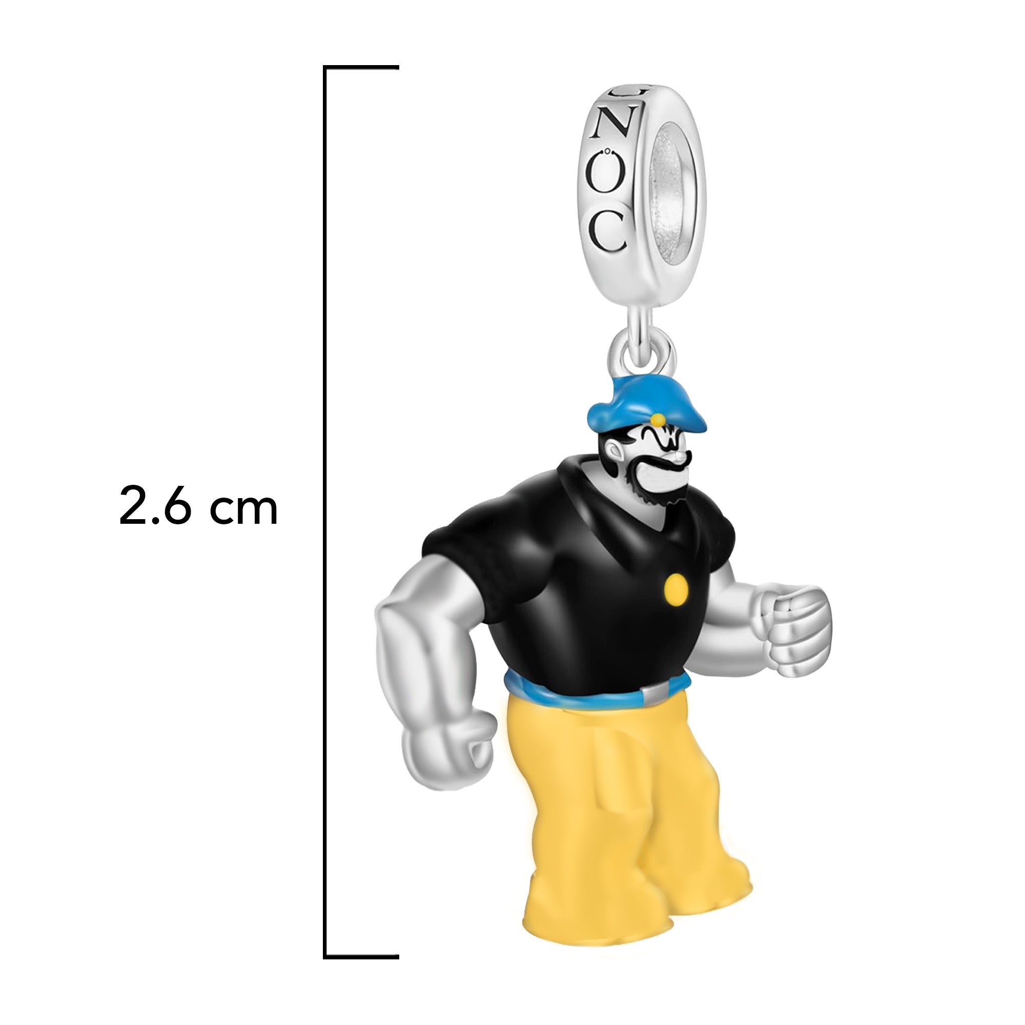 Charm Inspirado Gnoc 1:1 Brutus, Plata .925