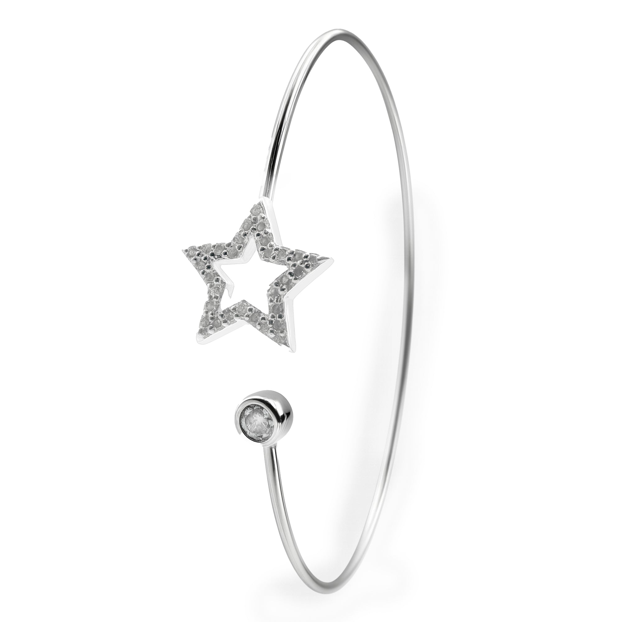 Brazalete estrella Plata .925