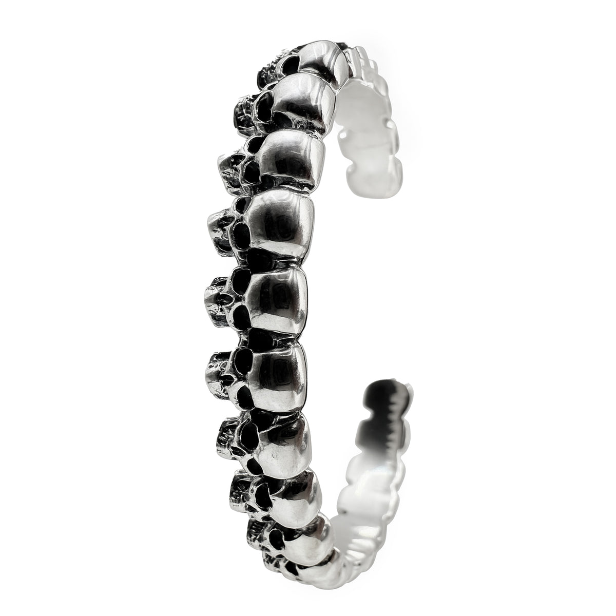 Brazalete calaveras Plata .925