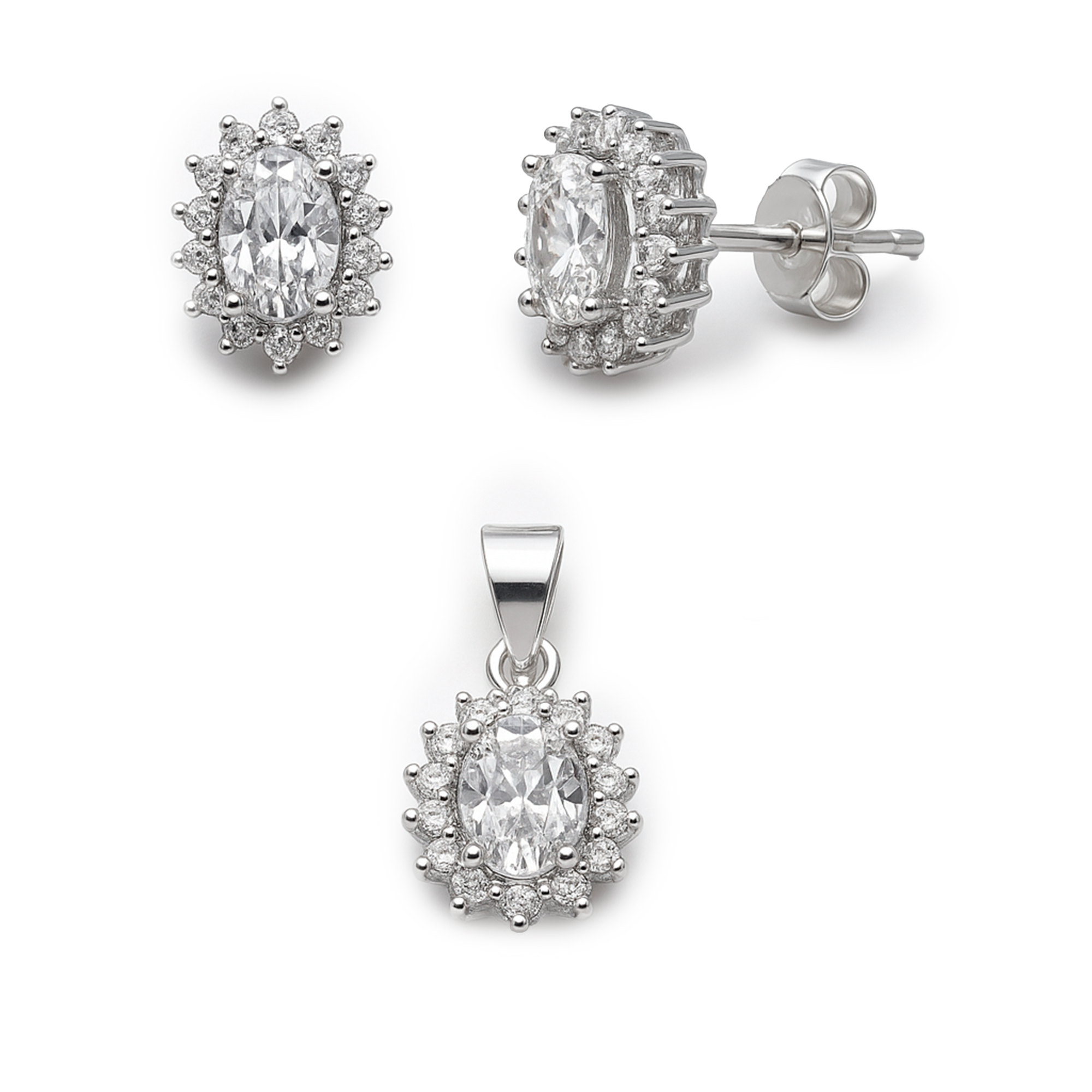 Set circonia Plata .925