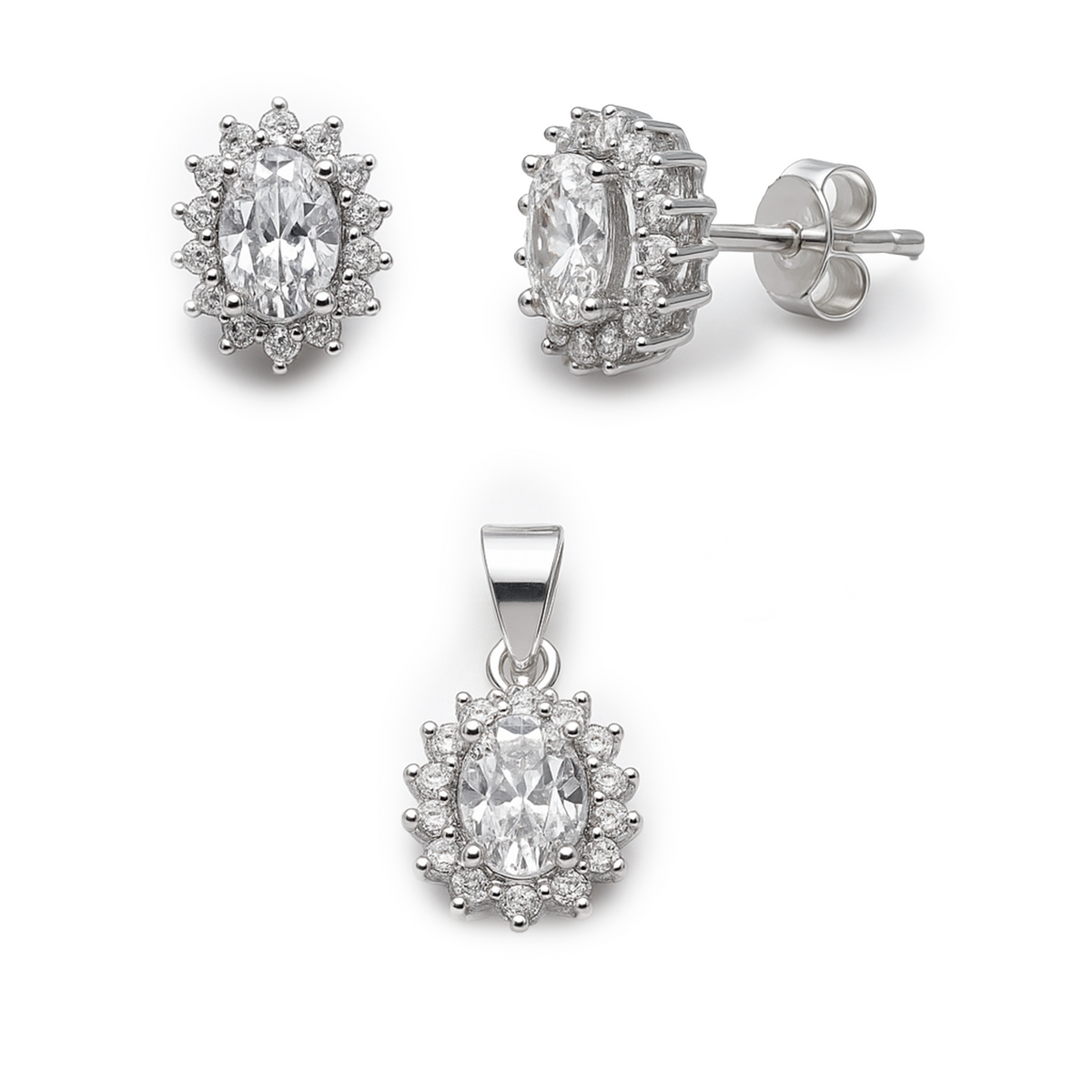 Set circonia Plata .925