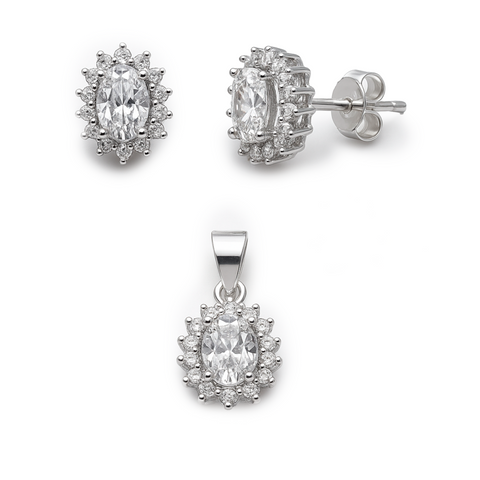 Set circonia Plata .925