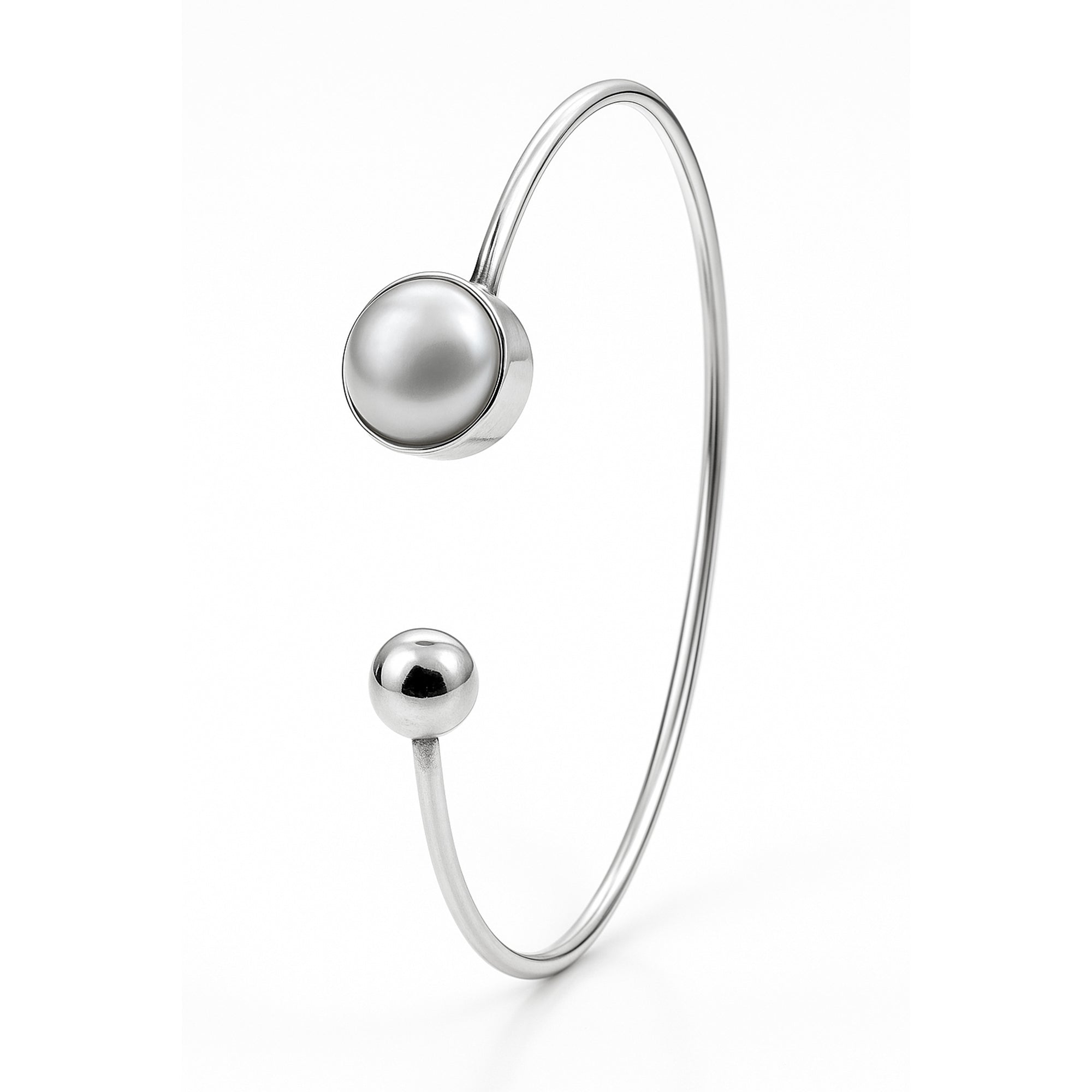 Brazalete perla Plata .925