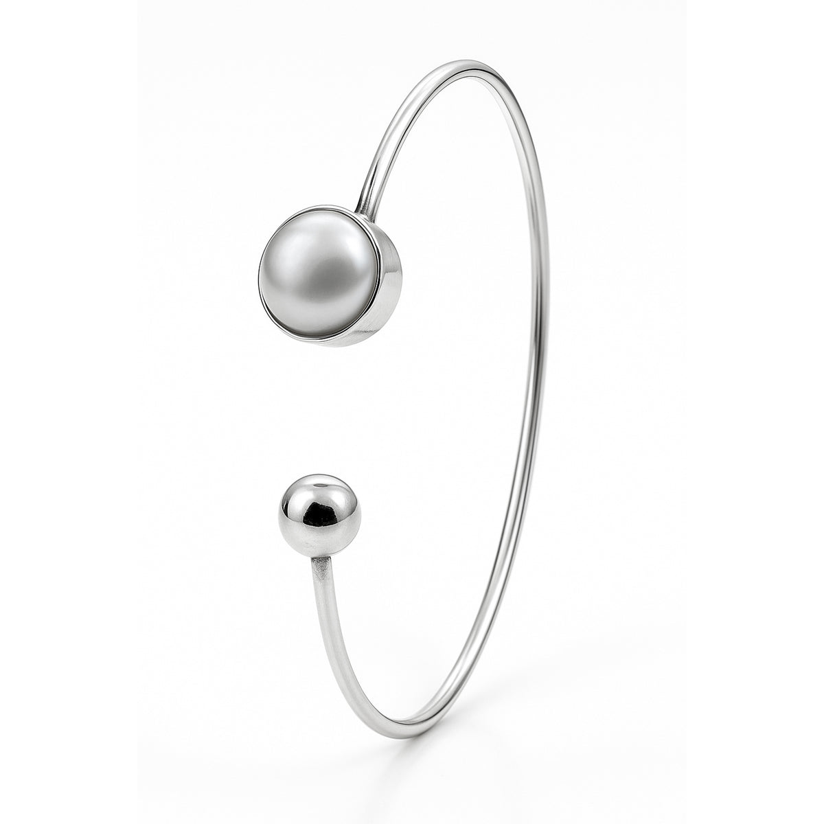 Brazalete perla Plata .925