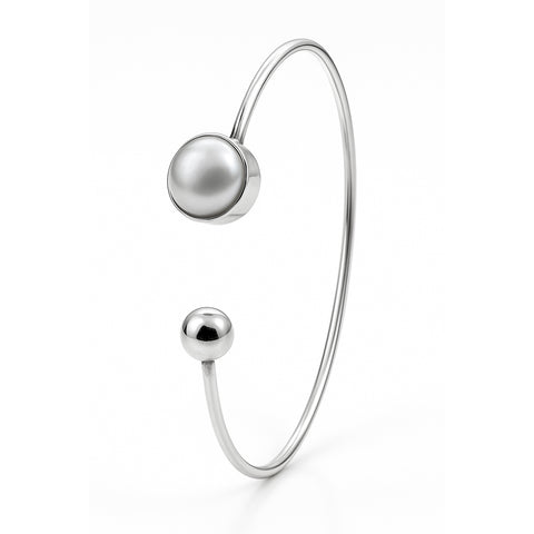 Brazalete perla Plata .925