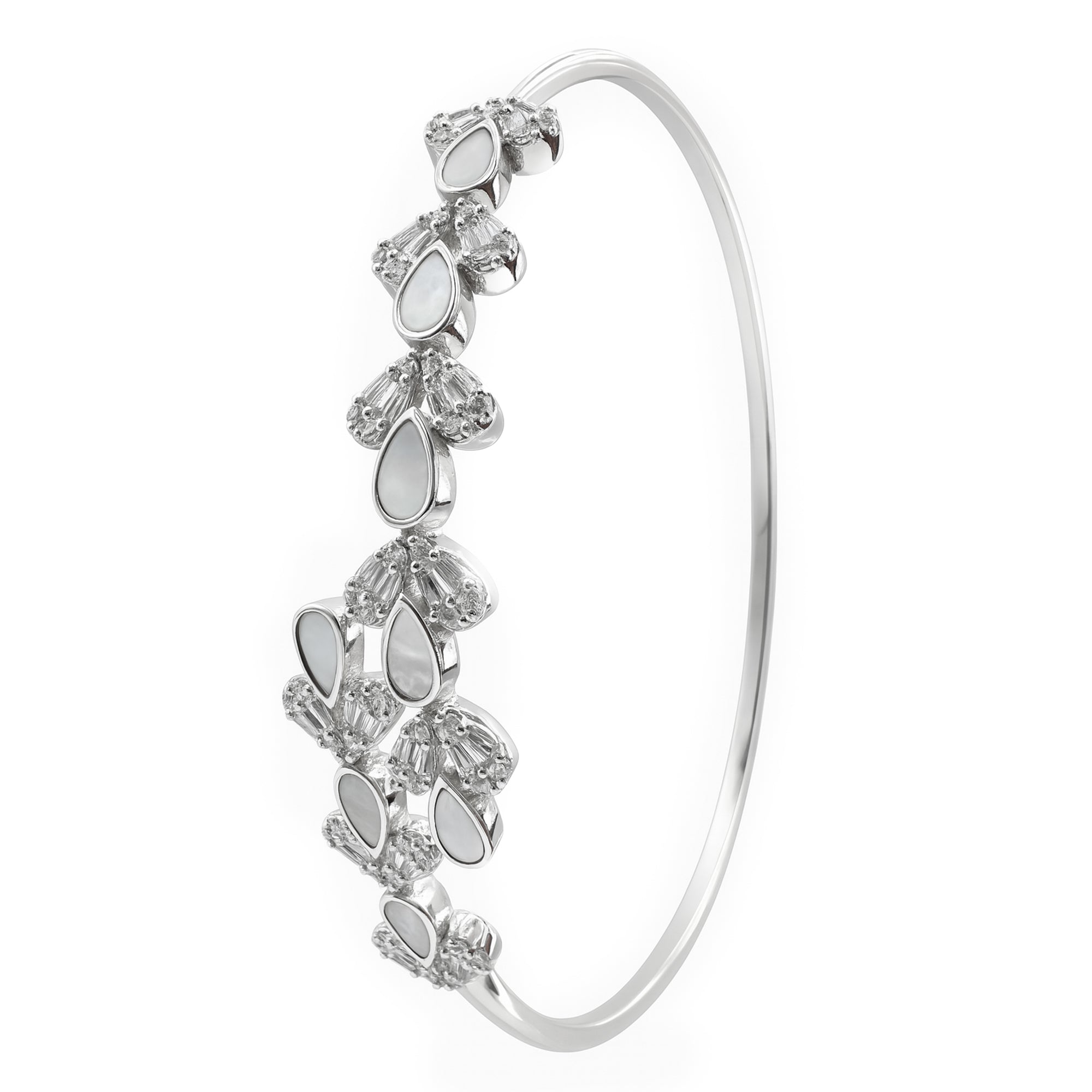 Brazalete hoja Plata .925