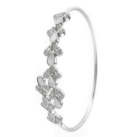 Brazalete hoja Plata .925
