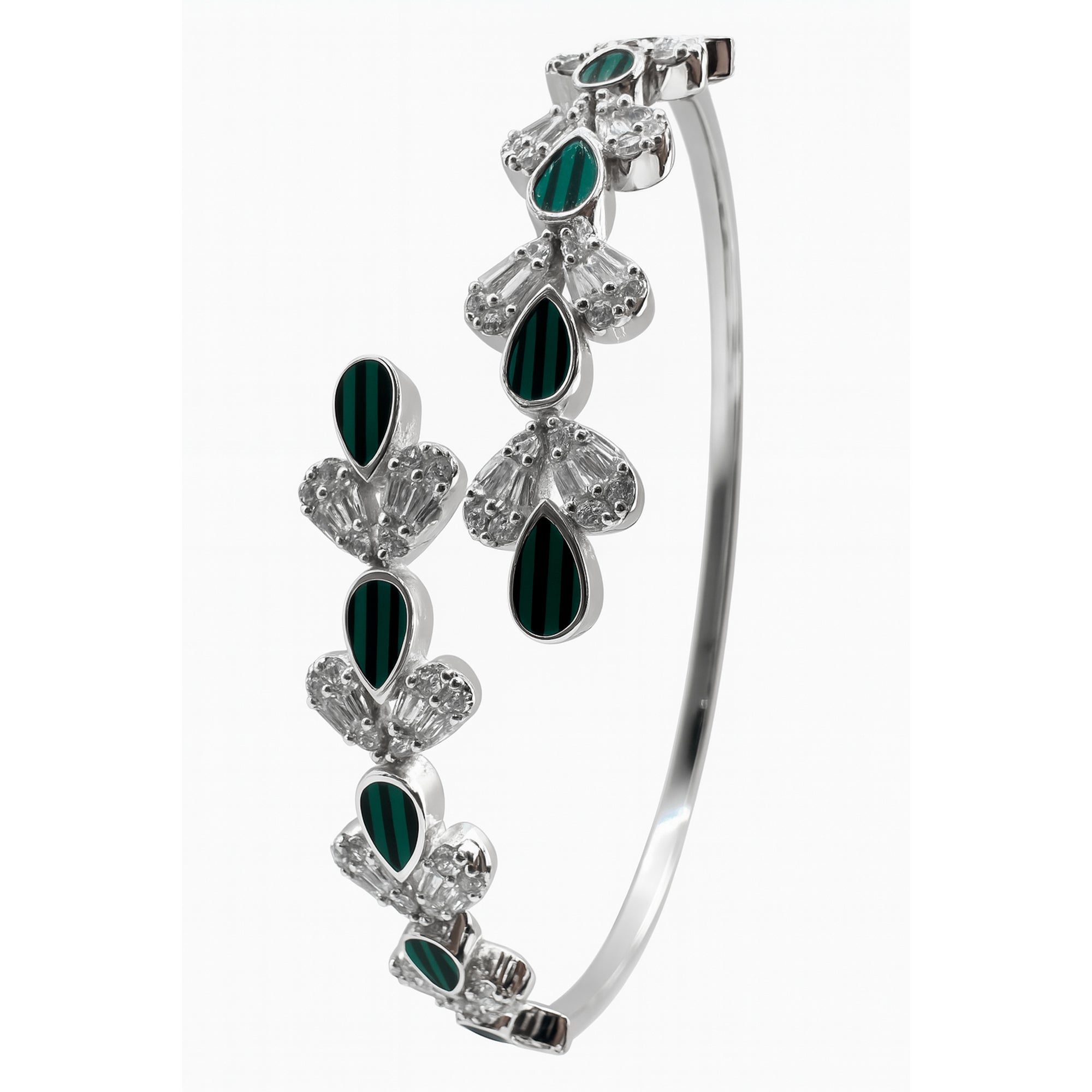 Brazalete hoja Plata .925