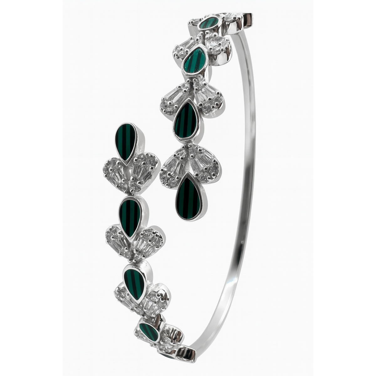 Brazalete hoja Plata .925