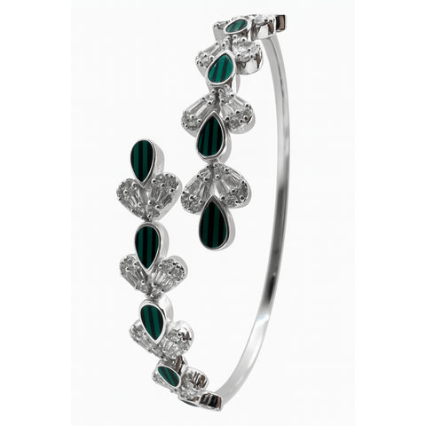 Brazalete hoja Plata .925