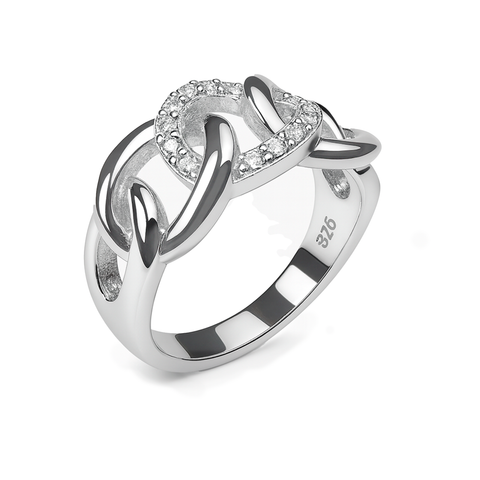 Anillo eslabones grandes Plata .925