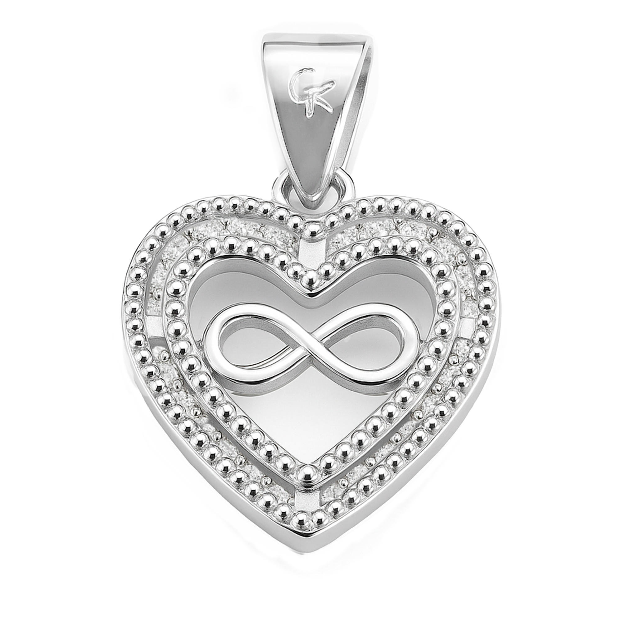 Dije corazón Plata .925
