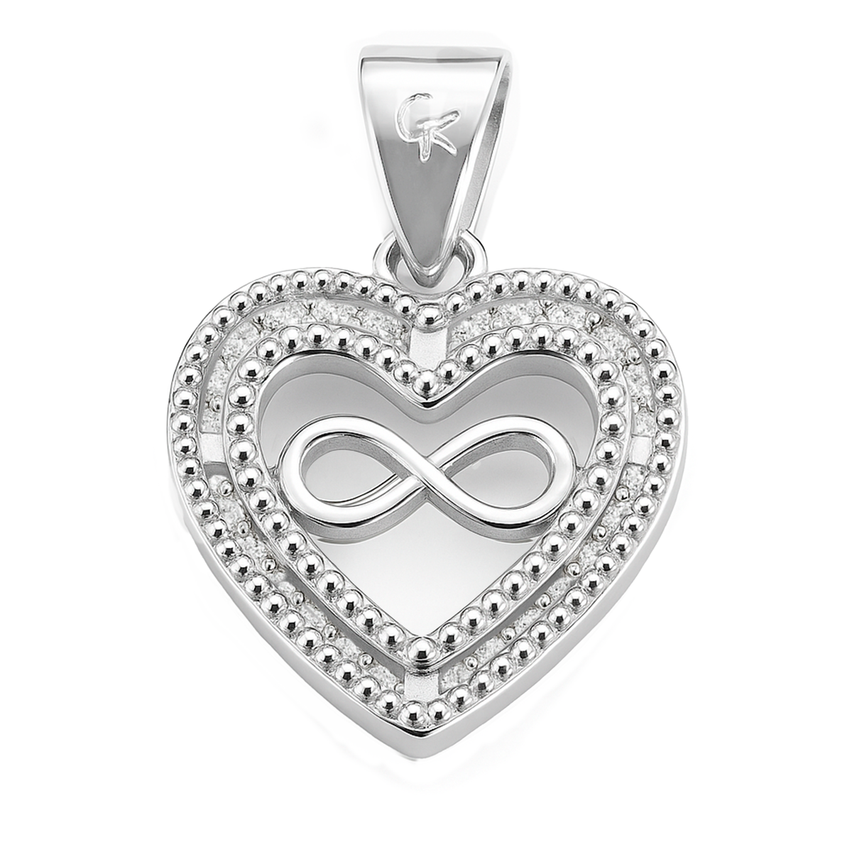 Dije corazón Plata .925