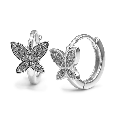 Huggies mariposa Plata .925