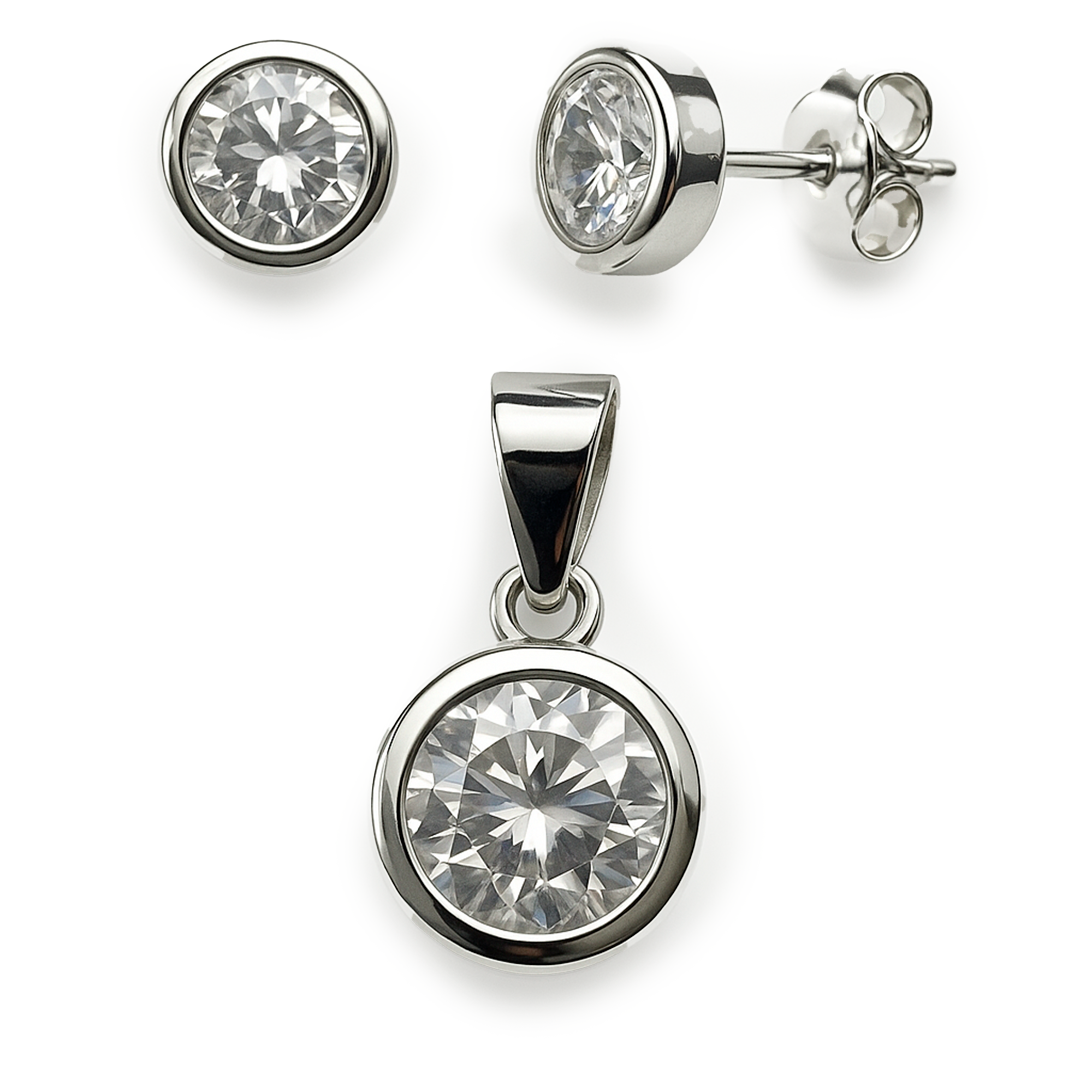 Set circonia Plata .925