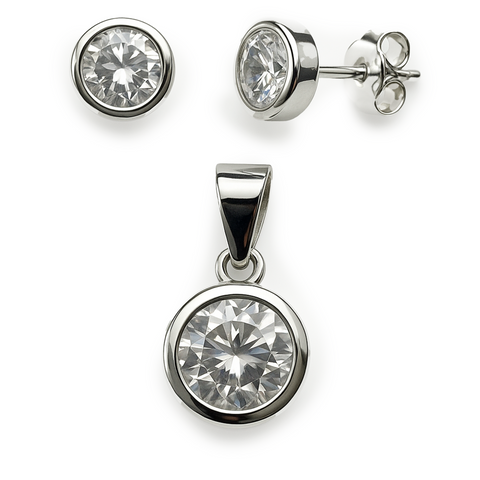 Set circonia Plata .925