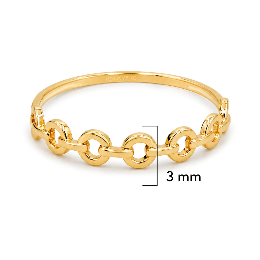 Anillo Circulos Lisos Oro 10K