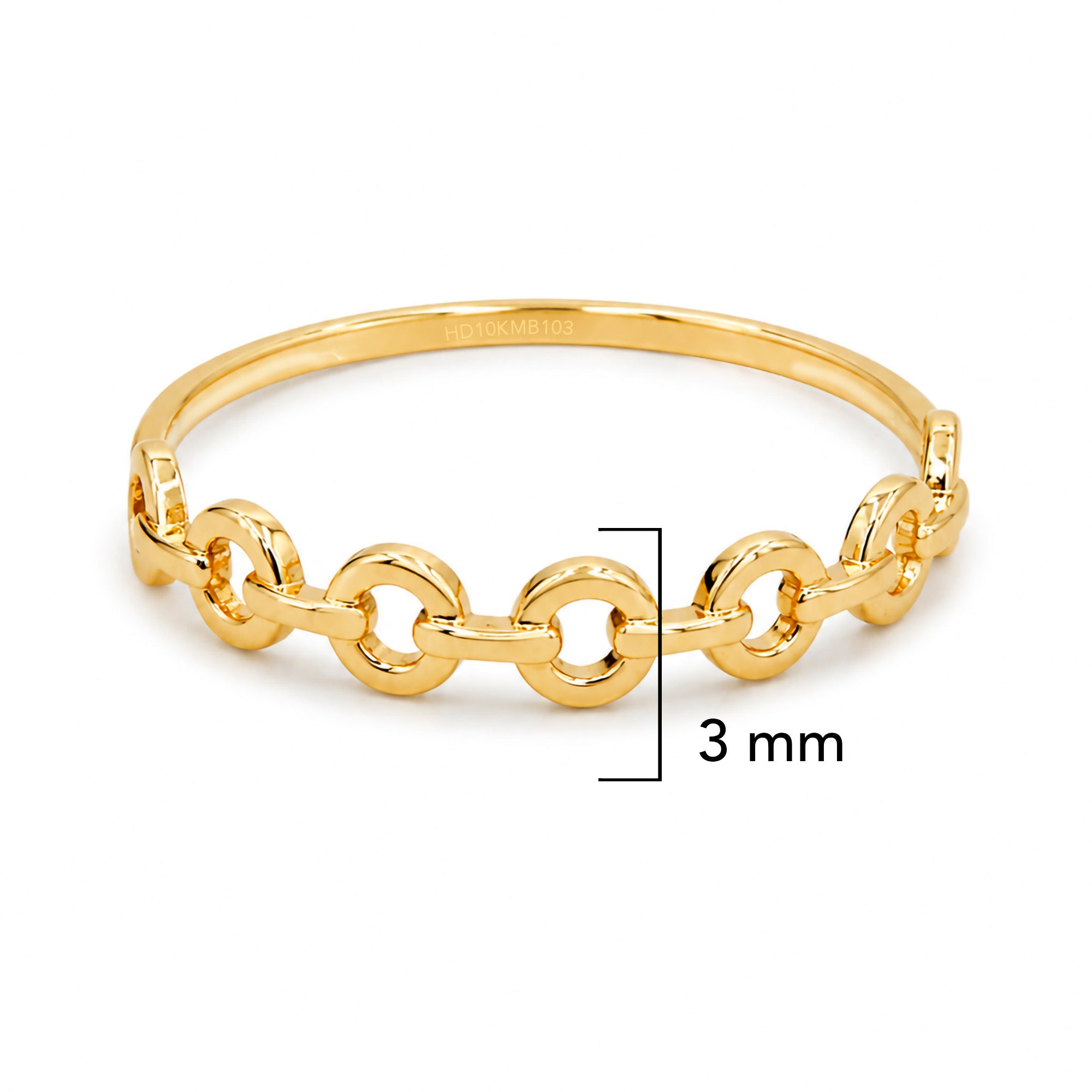 Anillo Circulos Lisos Oro 10K