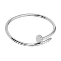 Brazalete Cartier 1:1 Clavo con Circonias, Plata .925 con Baño de Rodio