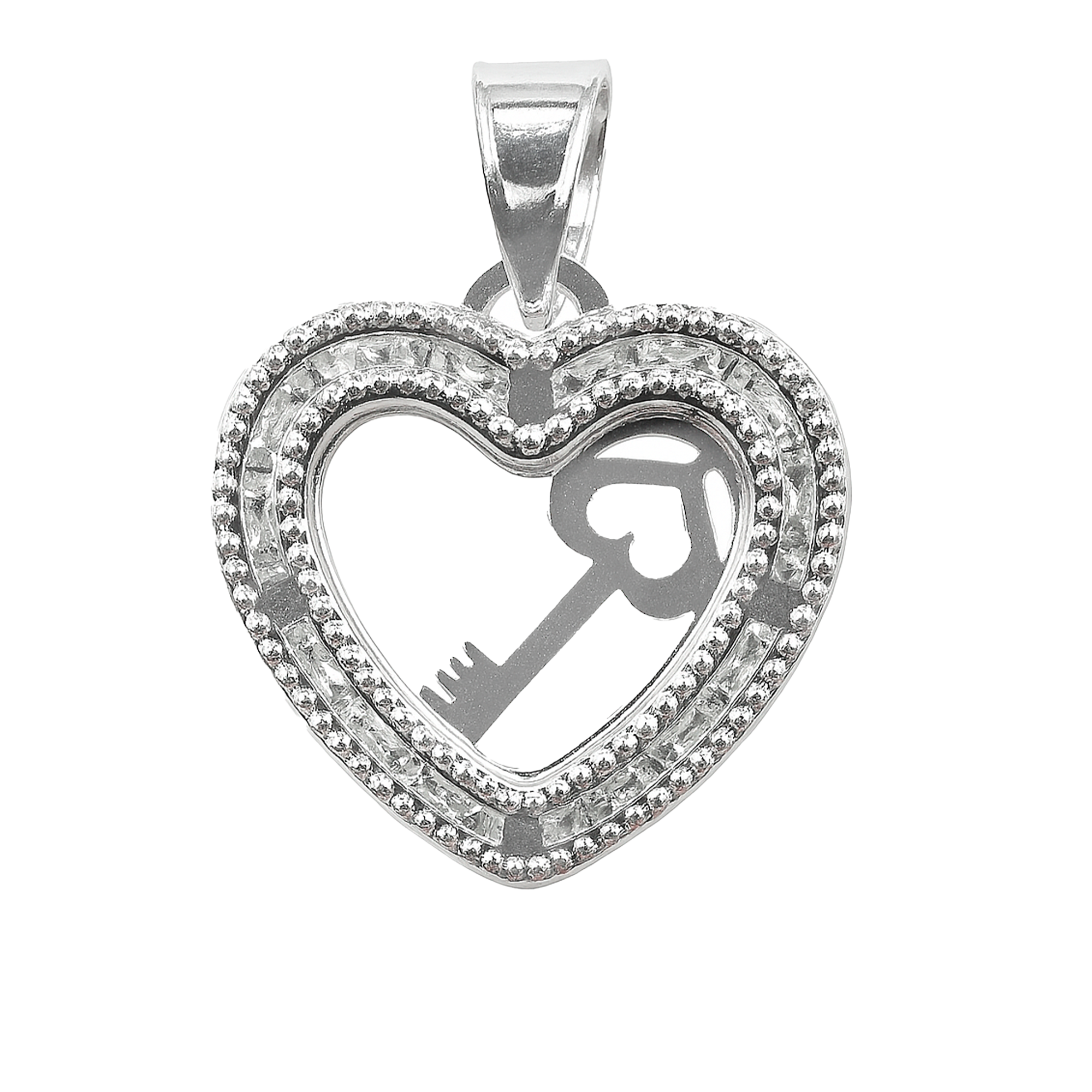 Dije corazón Plata .925